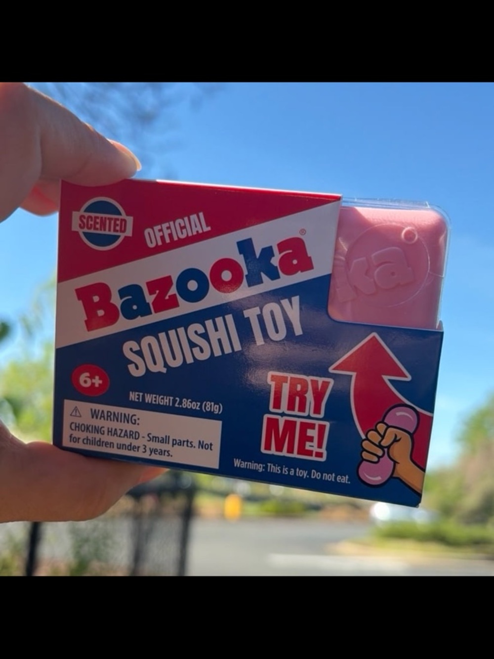 Viral Bazooka Scented Squishy Toy